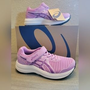 Asics Contend Girls lavender glow running shoes 3